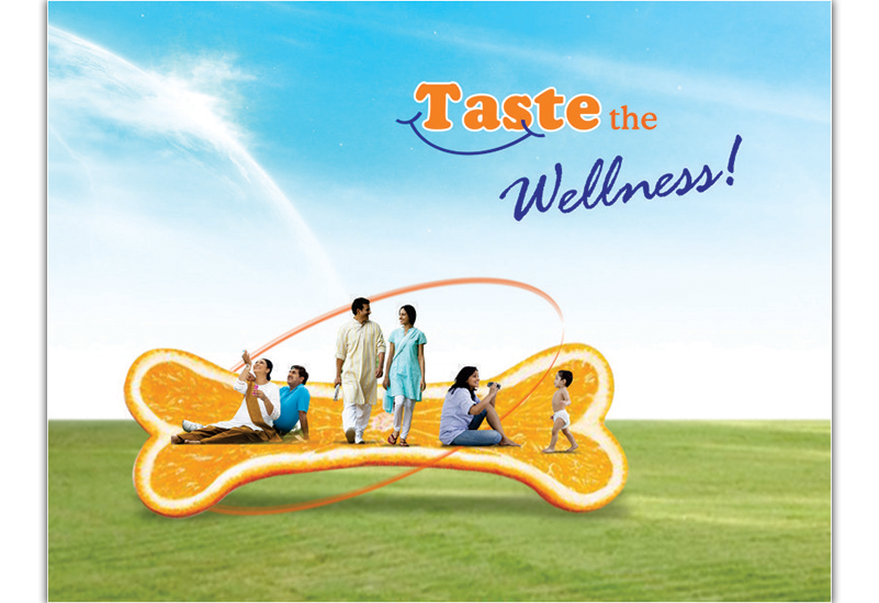 Taste the Wellness Ad Concept